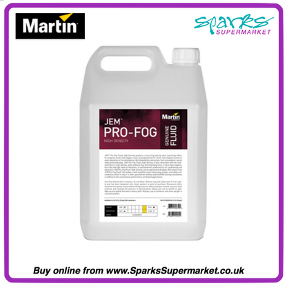 JEM Pro-Fog Fluid High Density 5L