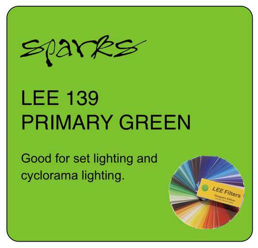 LEE 139 PRIMARY GREEN HT SHEET 56CM X 53CM