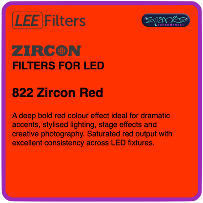 LEE 822 ZIRCON RED - L822
