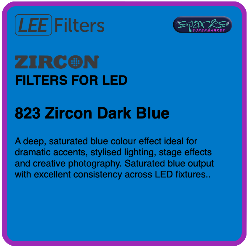 LEE 823 ZIRCON DARK BLUE - L823