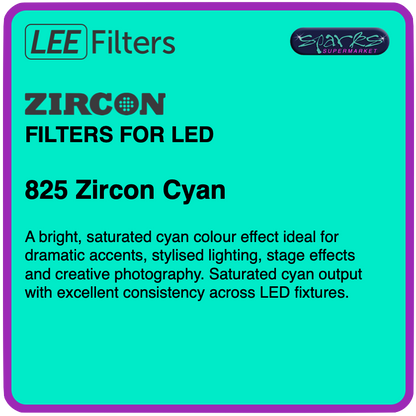 LEE 825 ZIRCON CYAN