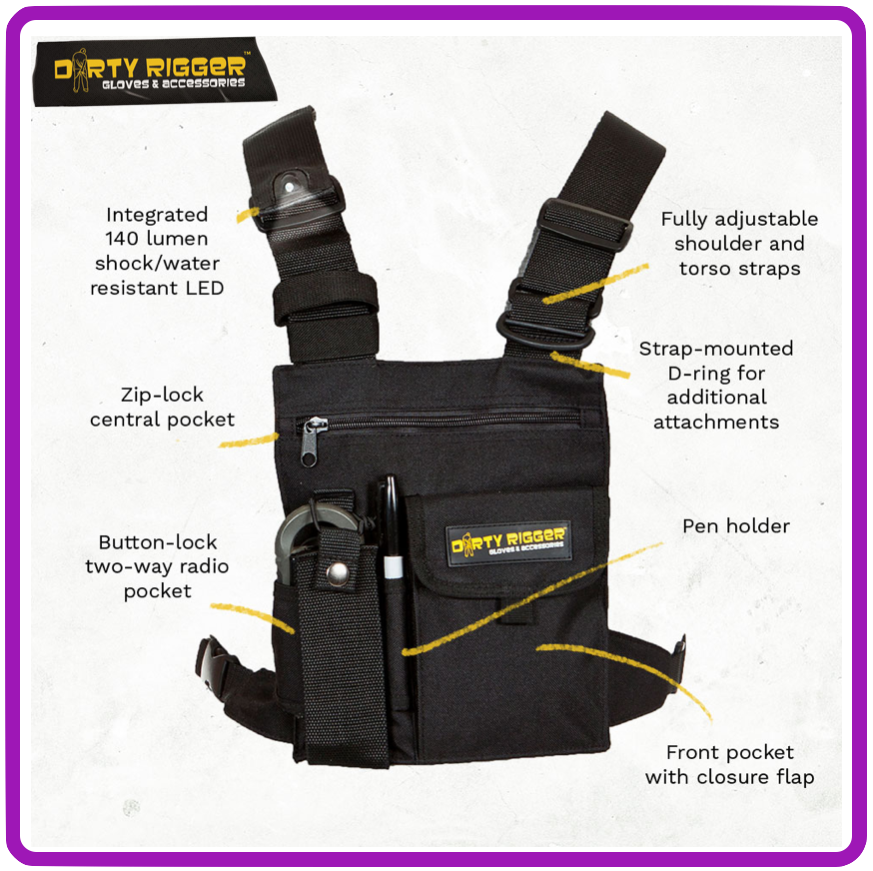 Dirty Rigger LED Chest Rig