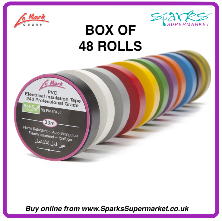 LX Tape 19mm x 33m - Box of 48 Rolls