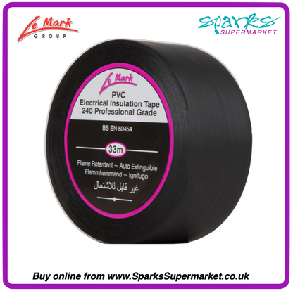 LX Tape Black 38mm x 33m