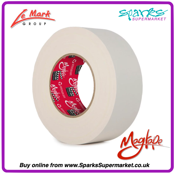 Magtape MATT 500 White Pro Gaffa Tape 50mm X 50m
