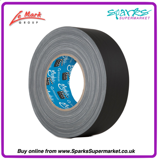 Magtape Xtra - Black Matt Gaffa Tape 50m X 50mm