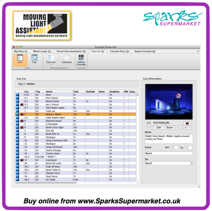 Moving Light Assistant Software - Institutional Licence (3665)