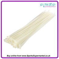 Natural / White Cable ties 4.8mm X 300mm - 100 pack