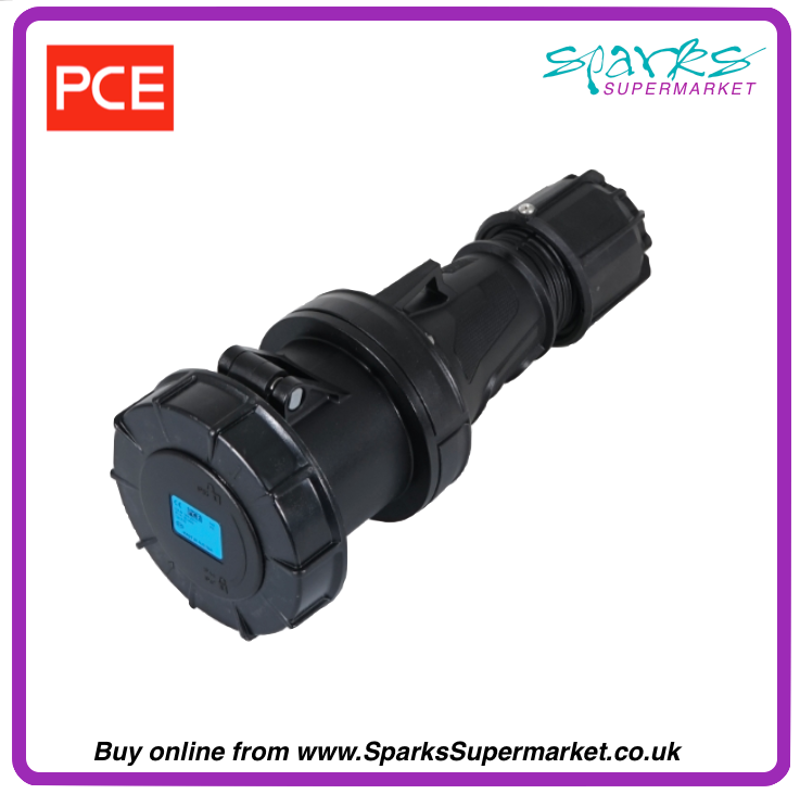 PCE 63A 230V SOCKET - BLACK