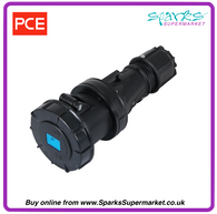 PCE 63A 230V SOCKET - BLACK