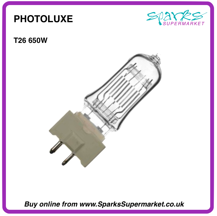 Photoluxe T26 650w 240v