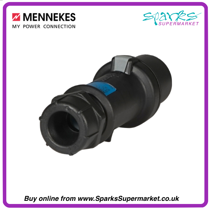 Mennekes 150ZA 16A Plug Black