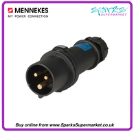 Mennekes 150ZA 16A Plug Black