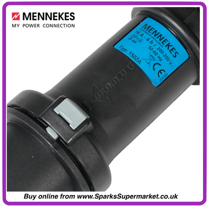 Mennekes 150ZA 16A Plug Black