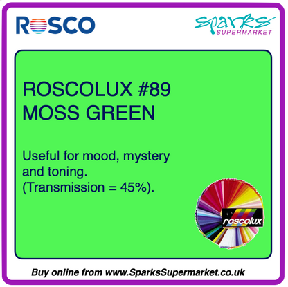 Roscolux #89 Moss Green