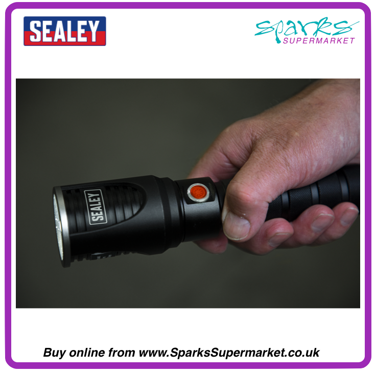 Rechargeable Aluminium Torch with Adjustable Focus 5W SMD LED