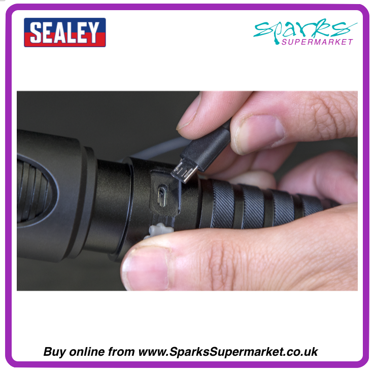 Rechargeable Aluminium Torch with Adjustable Focus 5W SMD LED