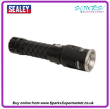 Rechargeable Aluminium Torch with Adjustable Focus 5W SMD LED