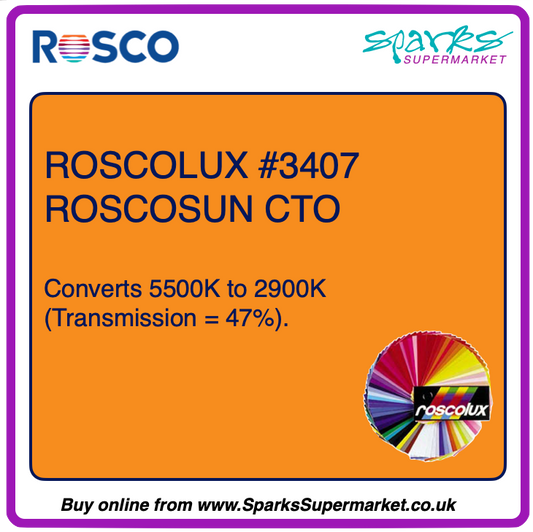 Roscolux #3407 Roscosun CTO