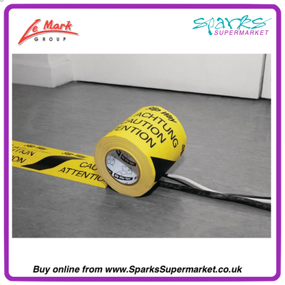 Slipway cable cover safety tape matting