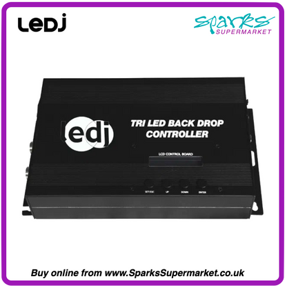 PRO 8 x 4m Tri LED Black Starcloth System, includes controller