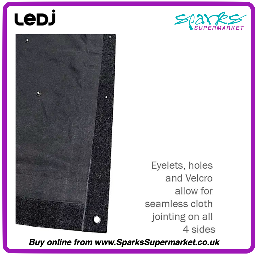 9m x 4m PRO LED Starcloth System, Cool White (Excludes controller) - STAR42
