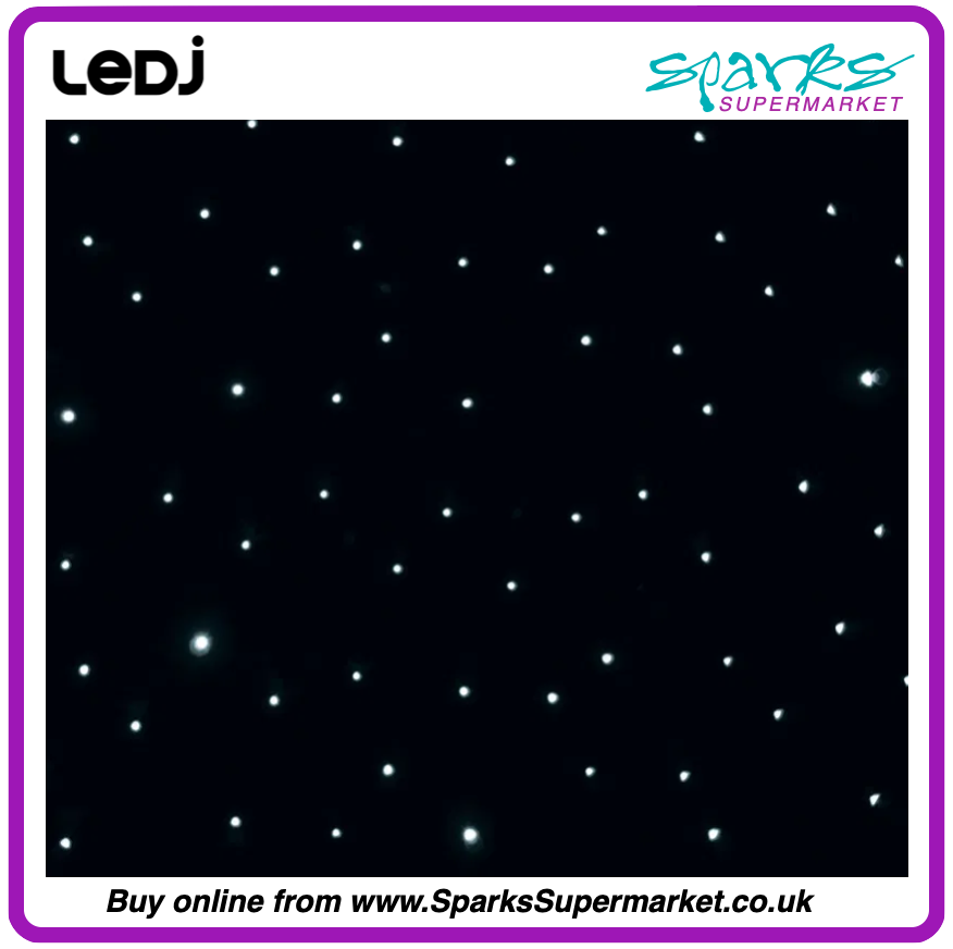 9m x 4m PRO LED Starcloth System, Cool White (Excludes controller) - STAR42