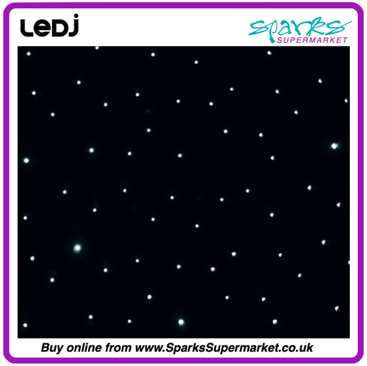 9m x 4m PRO LED Starcloth System, Cool White (Excludes controller) - STAR42