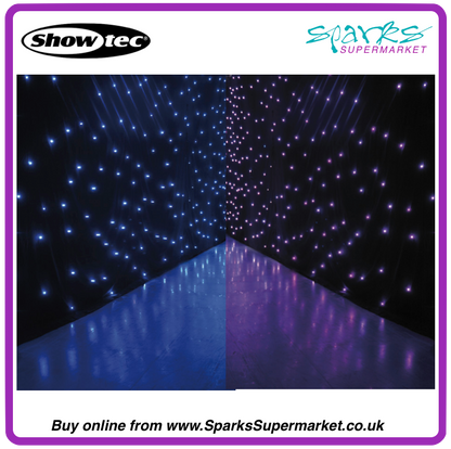 Star Dream LED Curtain 6m x 4m - 128 RGB LEDs - incl. Controller