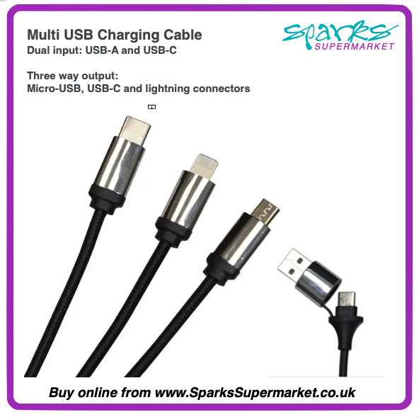 Multi USB Charge Cable