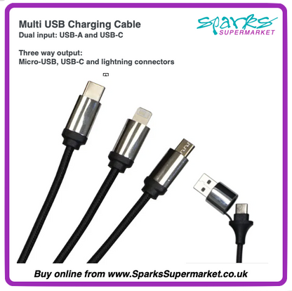 Multi USB Charge Cable