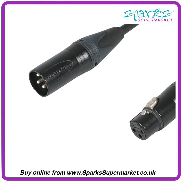 XLR 3-Pin Male XLR 3-Pin Female Neutrik XLR DMX Cable