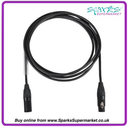 5 Pin DMX Cable, Neutrik xlr 5 Pin Male - Neutrik xlr 5 pin Female