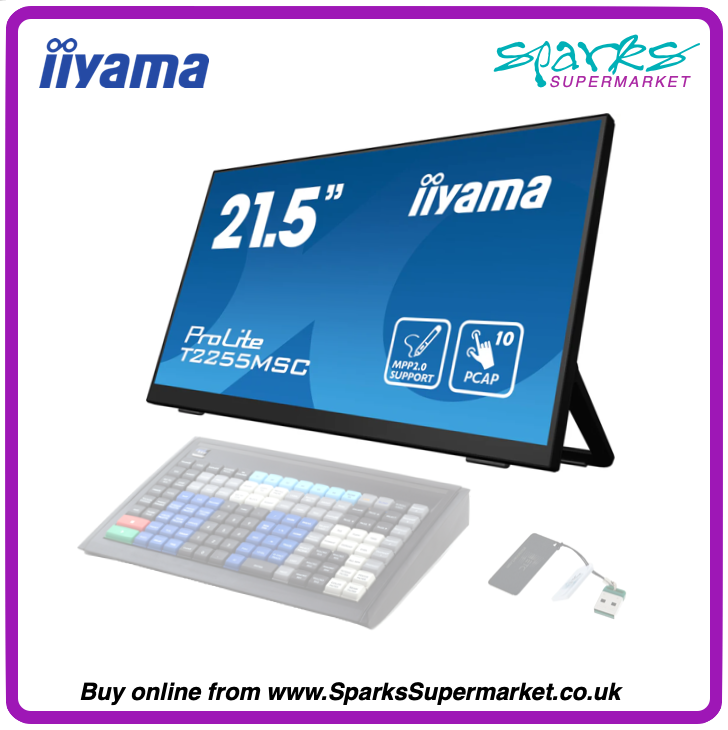 iiyama ProLite T2255MSC-B1 21.5" Full HD Multi-Touch Monitor