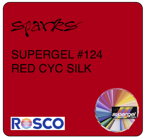 SUPERGEL #124 RED CYC SILK