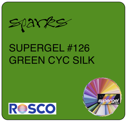 Supergel #126 Green Cyc Silk