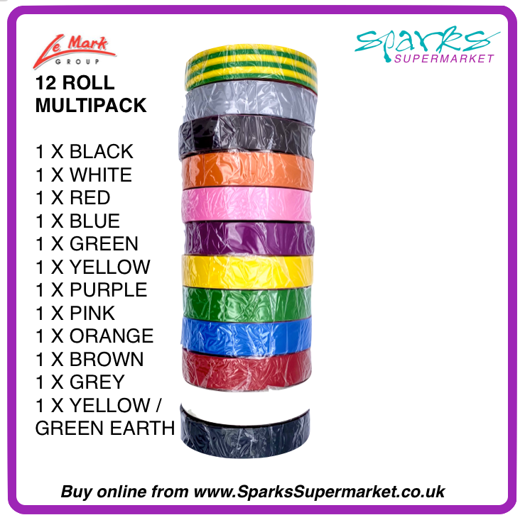 LE MARK ELECTRICAL TAPE MULTIPACK