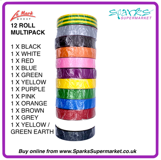 LE MARK ELECTRICAL TAPE MULTIPACK