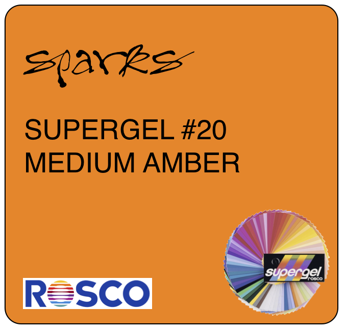 Supergel #20 Medium Amber