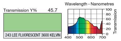 LEE 243 LEE FLUORESCENT 3600 KELVIN