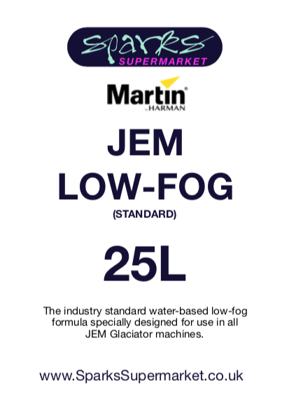 Low-Fog Fluid for Jem Glaciator (Formerly B2 Fluid)