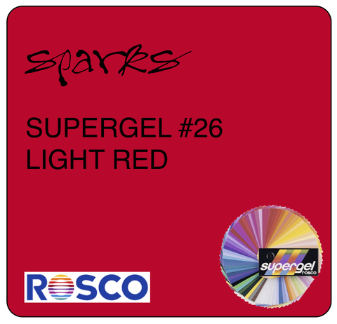 SUPERGEL #26 LIGHT RED