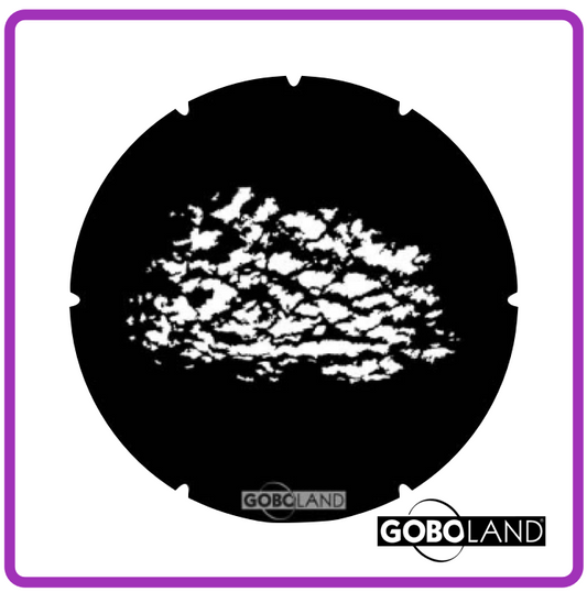 GOBOLAND STEEL GOBO 2 120 014 860      Dappled cloud small ( Gobo Sale )