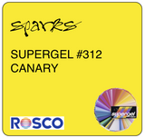 SUPERGEL #312 CANARY (DAMAGED SHEETS)