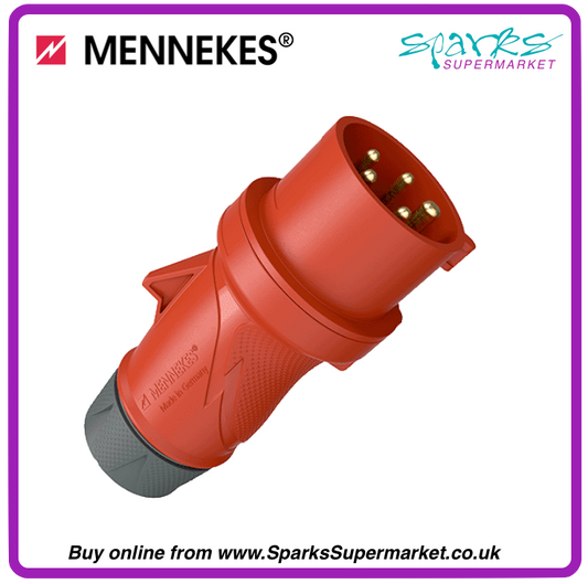 MENNEKES 32A 3 PHASE PLUG PowerTOP® Xtra 13520