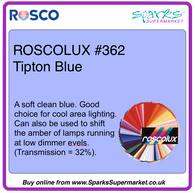 ROSCOLUX #362 TIPTON BLUE