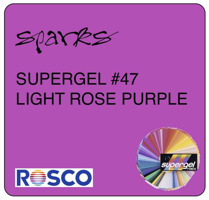 Supergel #47 Light Rose Purple