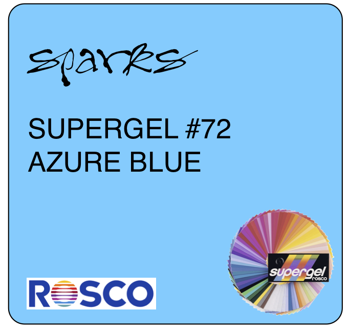 Supergel #72 Azure Blue