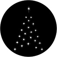 ROSCO STEEL GOBO 73634	Christmas Tree D