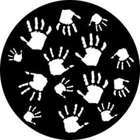 ROSCO STEEL GOBO 76514	Handprints